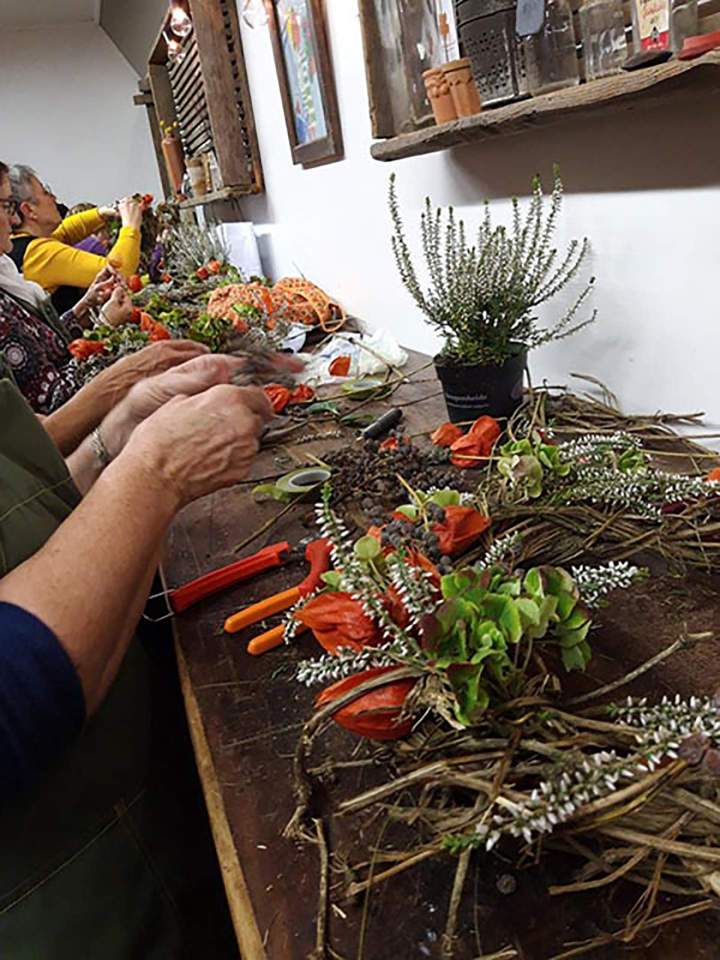 Réalisation d'une composition florale Rumilly